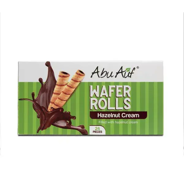 Wafer Rolls Hazelnut - 24 Pieces