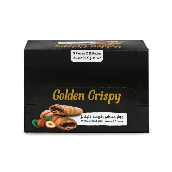 Golden Crispy Wafer- 1 Box-3 Fingers