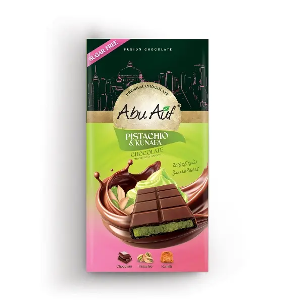 Pistachio & Kunafa Chocolate "Sugar Free" - 100 GM