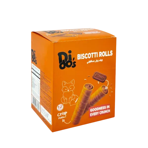 Waffer Rolls biscuit - 12 Pieces